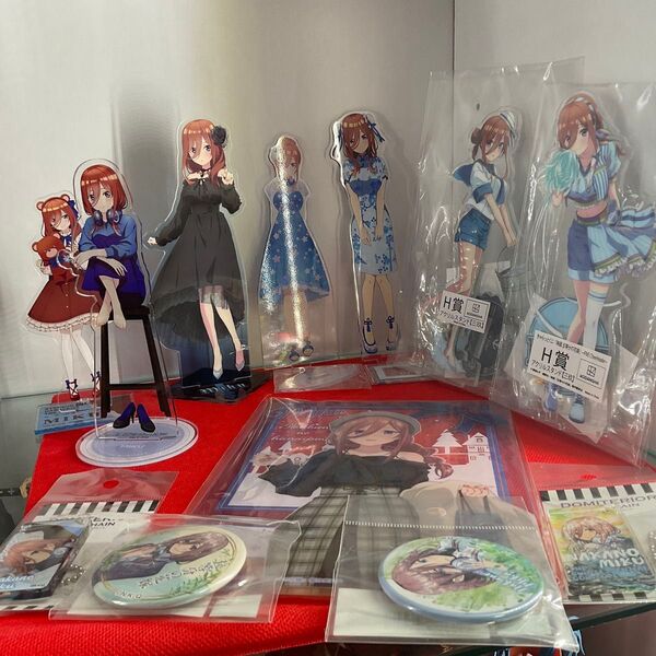 五等分の花嫁 中野三玖 アクリルスタンド などまとめ売り 12点