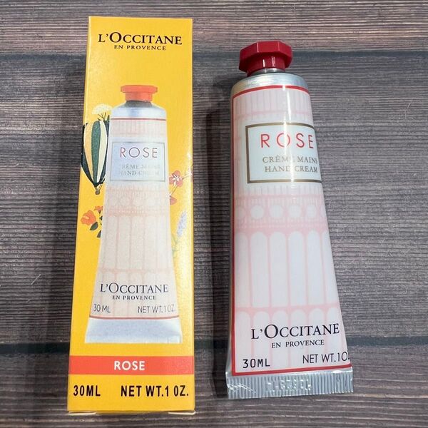 L'OCCITANE ハンドクリーム 30mL 箱付き ローズ