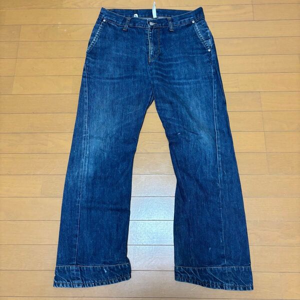 【KJ18】Levi's835エンジニアードW33L32刻印524 エルパソ工場