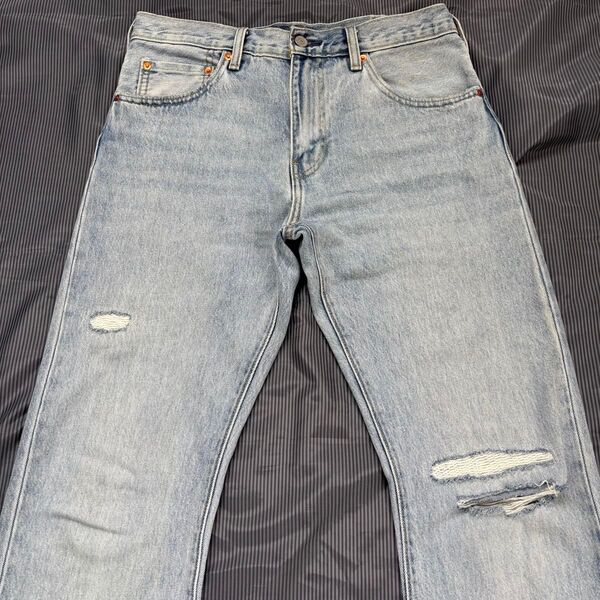 【JJ22】LEVI'S プレミアム 517 ブーツカット W32 L32 皮パッチ BIG"E“