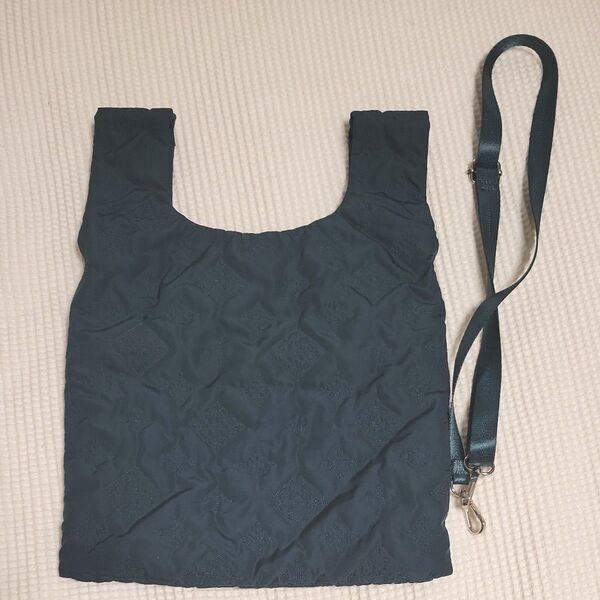 Daily russet デイリーラシット モノグラム刺繍 キルティング2wayショルダーバッグ