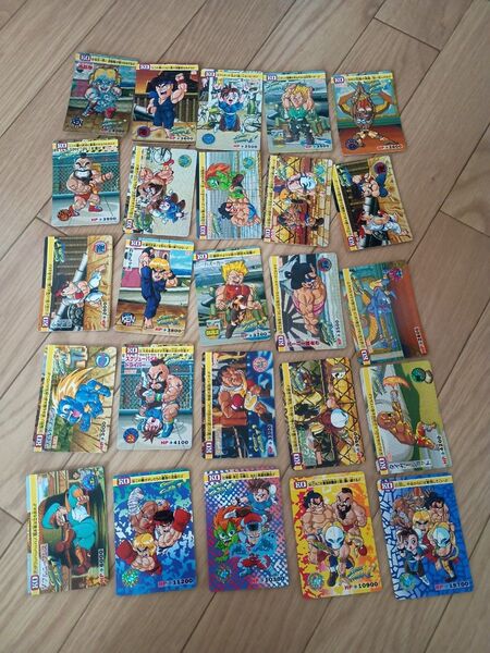 ストリートファイターII 24枚 キラ カードダス 当時物