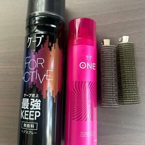 【◆数回使用◆値下げ◆】くるんと前髪カーラー&ケープセット◆バラ売り不可◆