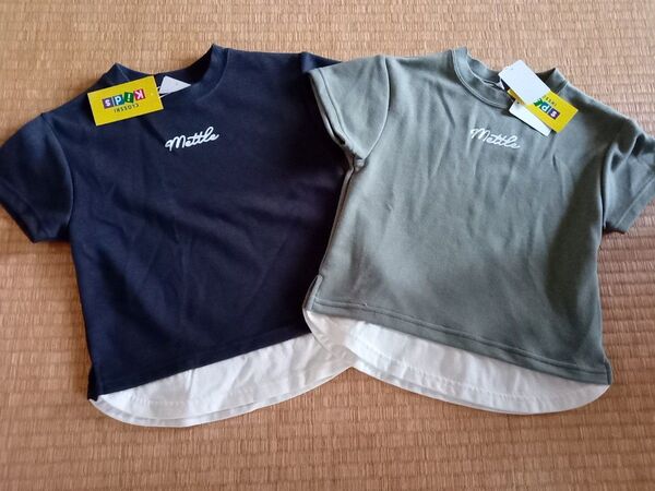 新品未使用 半袖Tシャツ 女の子 男の子 子供服 110 2枚セット
