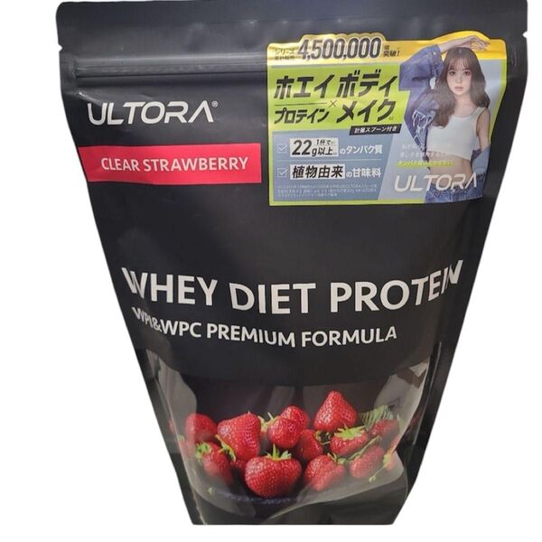 ULTORA ホエイダイエットプロテイン 1kg クリアストロベリー