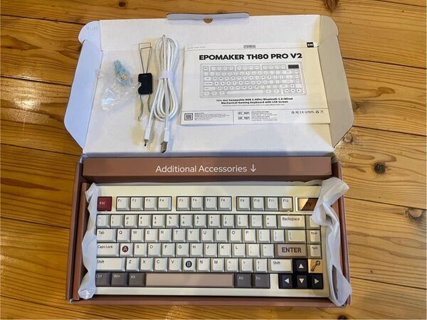 EPOMAKER TH80-PROV2キーボード