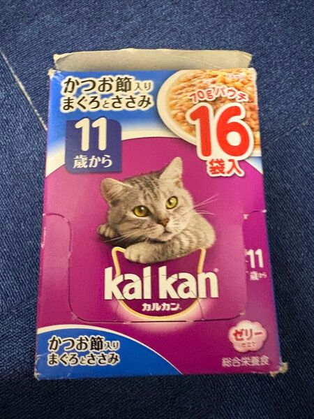 カルカン パウチ 11歳から 70g×16袋 かつお節入りまぐろ