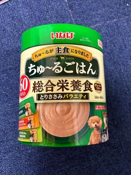 いなば ちゅ~るごはん とりささみバラエティ 60本 総合栄養食 犬用おやつ