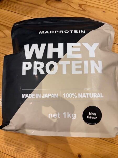 MAD PROTEIN ホエイプロテイン WPC 人工甘味料不使用 国内製造 (プレーン, 1kg)