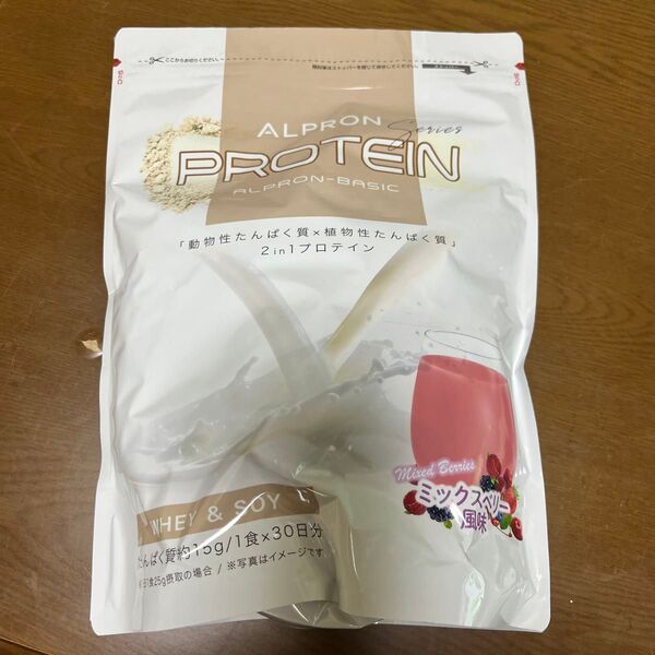 ALPRON ホエイ&ソイプロテイン ミックスベリー風味 30食分