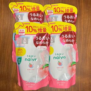 ナイーブ ボディソープ 桃 10%増量 4個セット