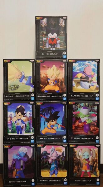 ドラゴンボールダイマ パネル付きフィギュア 10体セット♪ DRAGON BALL