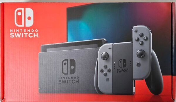 バッテリー強化版 任天堂 Nintendo Switch HAD-S-KAAAA グレー 初期化済み 箱あり