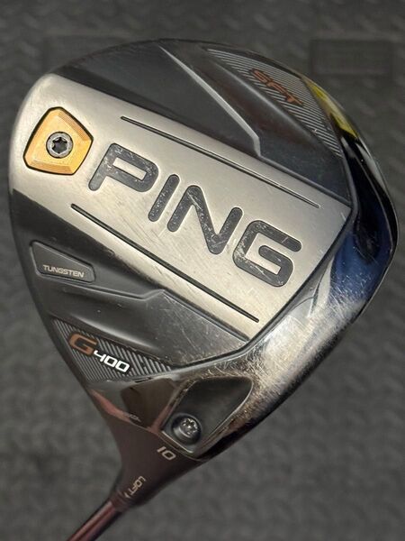 PING G400 ドライバー 10度 SFT Sシャフト ヘッドカバー付き クロカゲ 三菱ケミカル