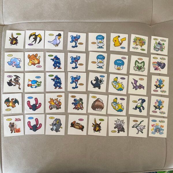 ポケモンパンシール 40枚 ポケモンデコキャラシール 第一パン デコキャラシール