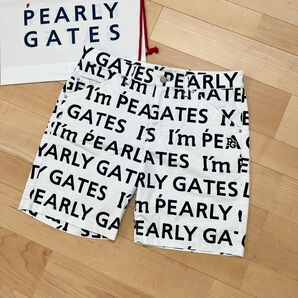 ★美品 パーリーゲイツ I'm PEARY GATES総柄 ハーフパンツ ショートパンツ メンズ ★送料無料 正規品