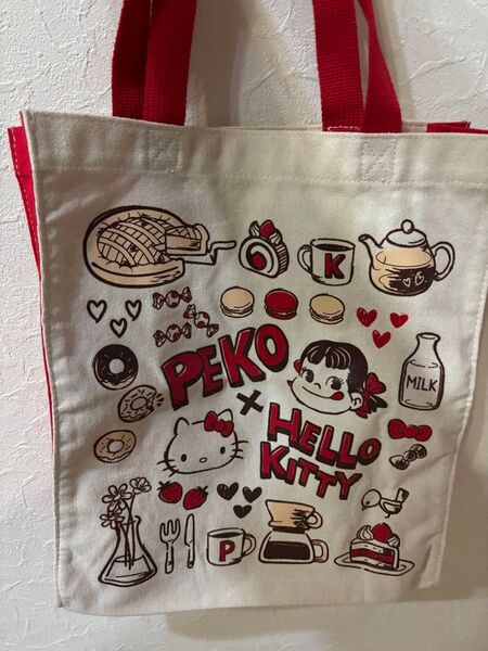 ぺこちゃん キティコラボ トートバッグ