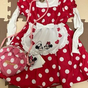 【新品】しまむら LITTC リトシー ミニー なりきり ポシェット ワンピース 120