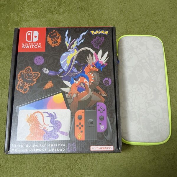 Nintendo Switch 本体 有機ELモデル スカーレットバイオレットエディション キャリングケース付き