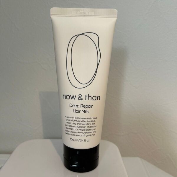 【一度使用のみ】now&than ディープリペアヘアミルク100ml
