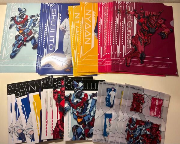 機動戦士ガンダム ジークアクス クリアファイル クリアシート ノート 計34個