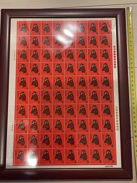 中国切手 中国郵政発行 記念切手1980年CHINA POST記念猿切手(純銀製計80枚赤猿切手)大変レア 数量限定絶賛発売中