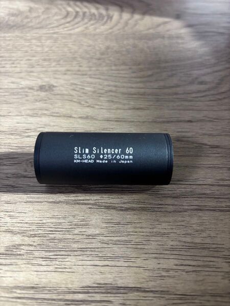 送料無料 KM企画スリムサイレンサー60 サプレッサー エアガン サバゲー ハンドガン 電動ガン 東京マルイ G&G KRYTAC