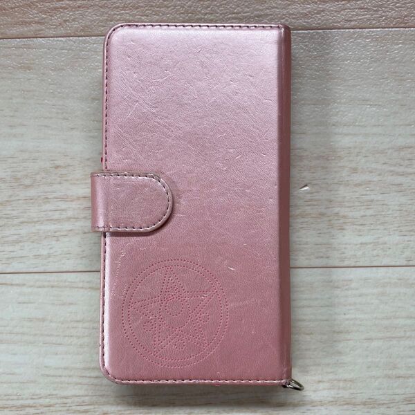 セーラームーン 手帳型スマホケース ピンク
