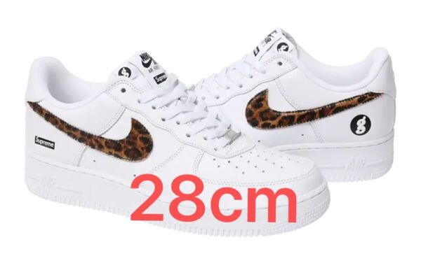 GOODENOUGH × Supreme × Nike Air Force 1 Low "White/Leopard"