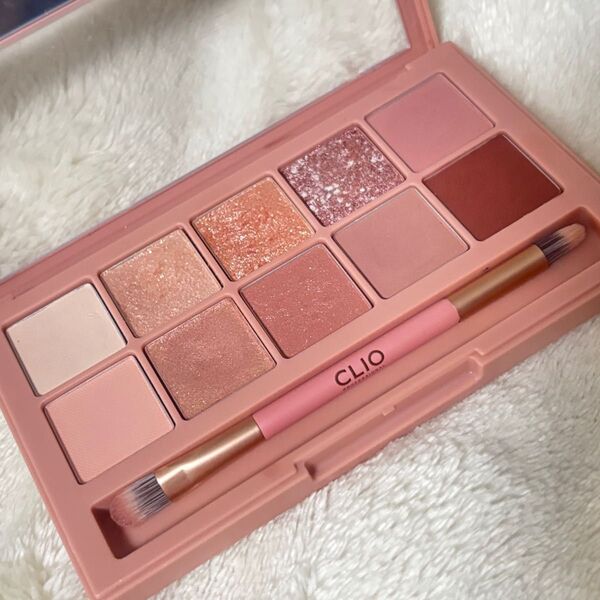 クリオ プロ アイパレット 01 Simply Pink アイシャドウ CLIO ロムアンド rom nd