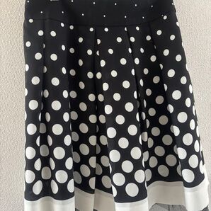 mimosa ドット柄チュールスカート リボン付き