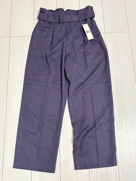 GU タックテーパードパンツ Lサイズ