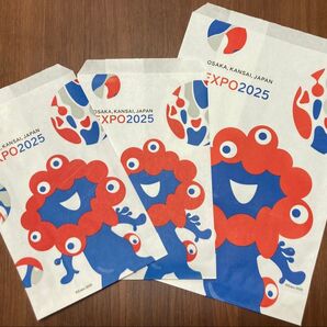 ☆ 新品・未使用 ☆ 大阪万博 ミャクミャク 紙袋 3枚セット ☆ EXPO2025 ショッパー ☆