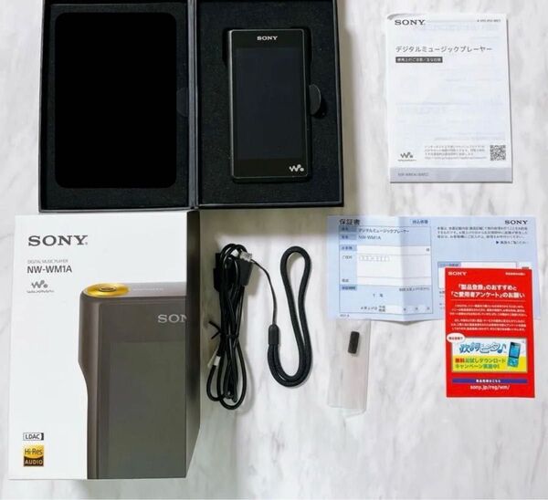 定価13万 高級 ハイレゾ ウォークマン NW-WM1A(B) 本体 ソニー SONY