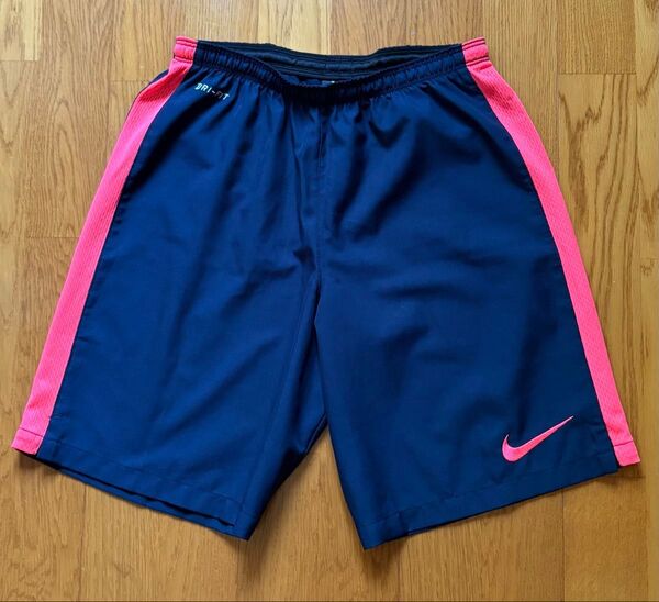NIKE ナイキ ハーフパンツ ショートパンツ 短パン サイズS ネイビー ピンク