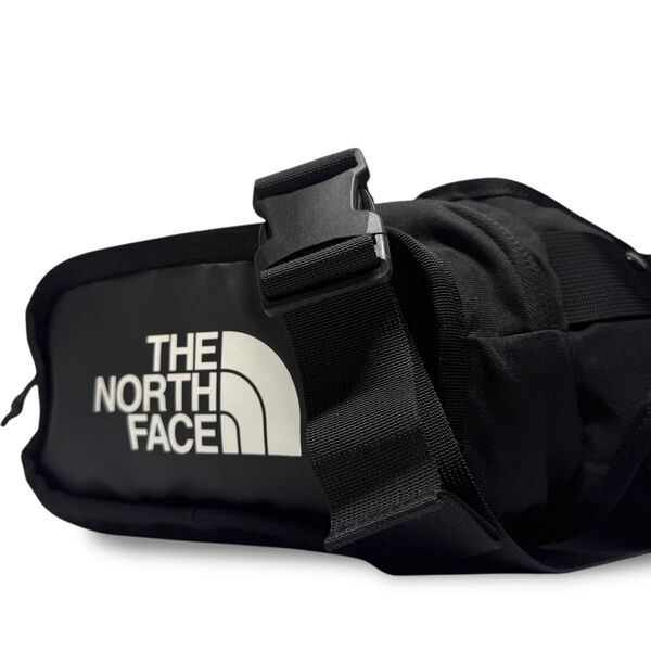 【美品】THE NORTH FACE ザ・ノースフェイス ボディバッグ ウエストポーチ ショルダーバッグ ユニセックス ロゴ 黒