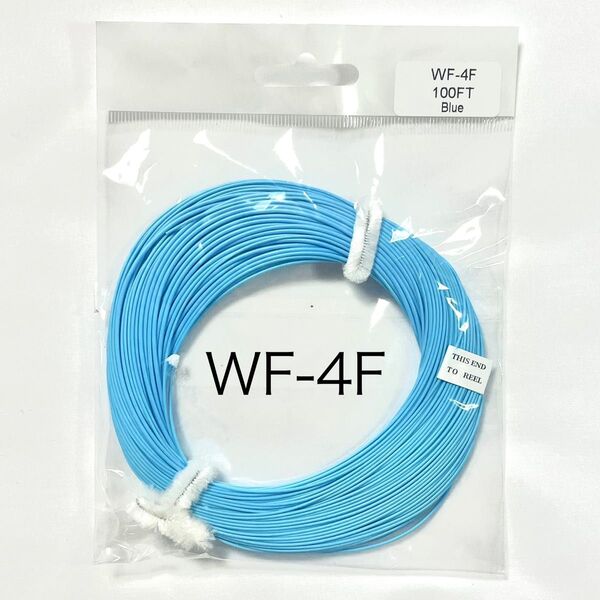 【新品】 #4 フライライン WF-4F ウエイトフォワード ブルー 100ft