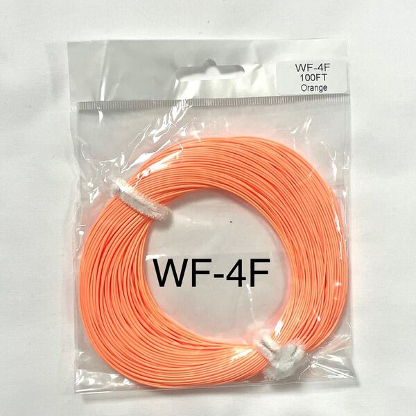 【新品】 #4 フライライン WF-4F ウエイトフォワード オレンジ 100ft