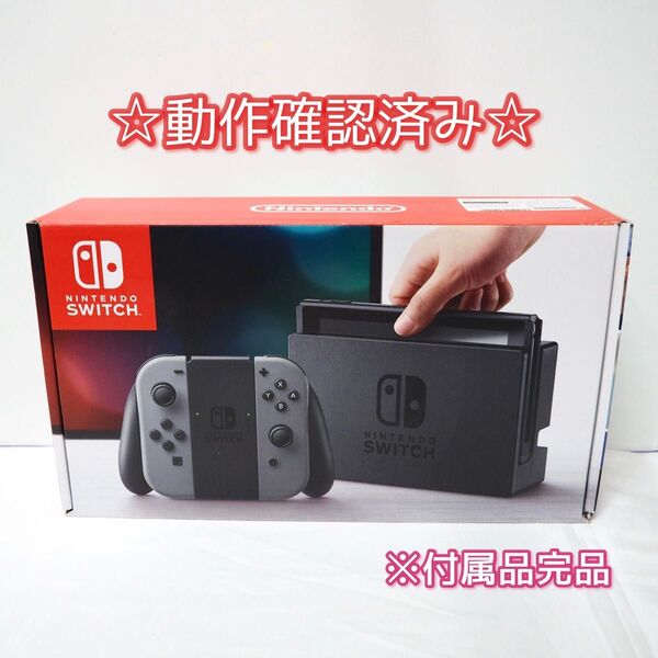 Nintendo Switch スイッチ Joy-Con グレー 本体付属品完品