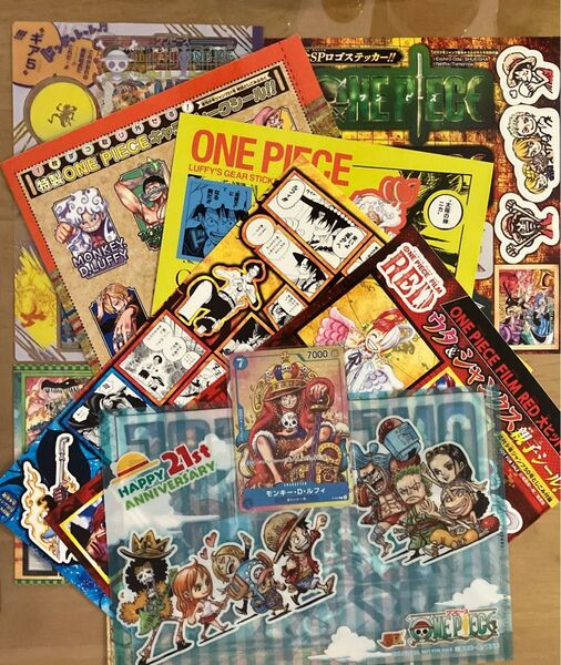 週刊少年ジャンプ付録 ONE PIECEカード他