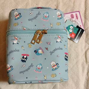 新品 ☆ サンリオ ハンギョドン はぴだんぶい メイクポーチ バニティ ポーチ