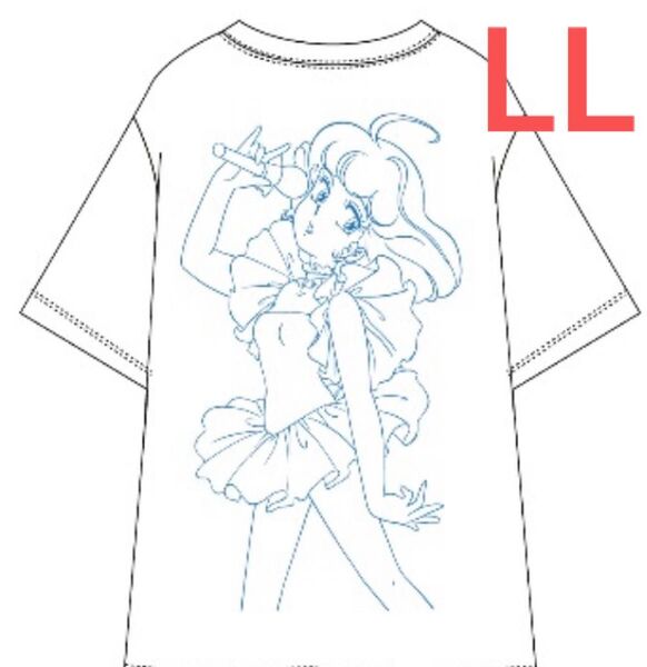 新品 魔法の天使 クリィミーマミ 半袖Tシャツ 白 LLサイズ 森沢優 クリーミーマミ 匿名配送 クリィーミーマミ