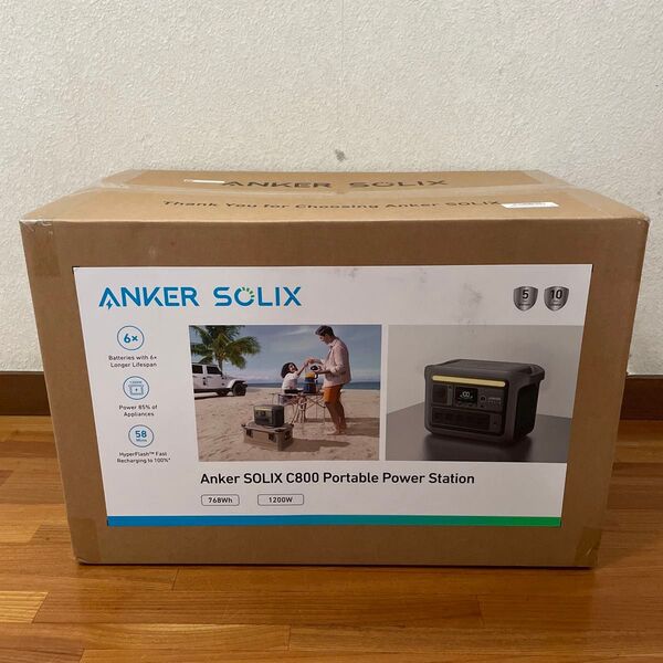 【新品未開封】 Anker アンカー ポータブル電源 Solix C800 Portable Power Station 防災対策