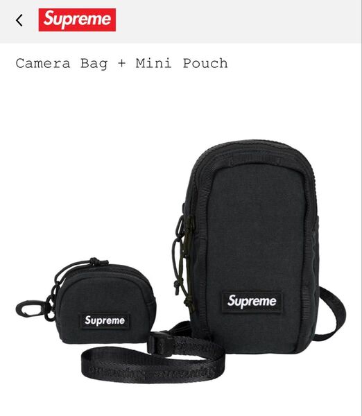 【新品・未使用】Supreme シュプリーム Camera Bag