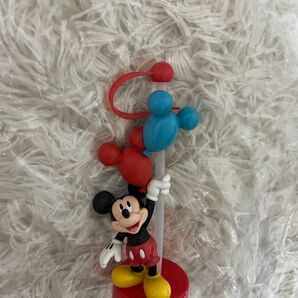 ディズニーランド ミッキーマウス バルーン付きストロー ペットボトルホルダー