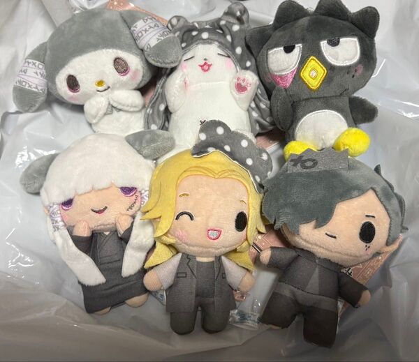 真天地開闢集団-ジグザグ×サンリオキャラクターズマスコット 全6種セット サンリオ ジグザグ