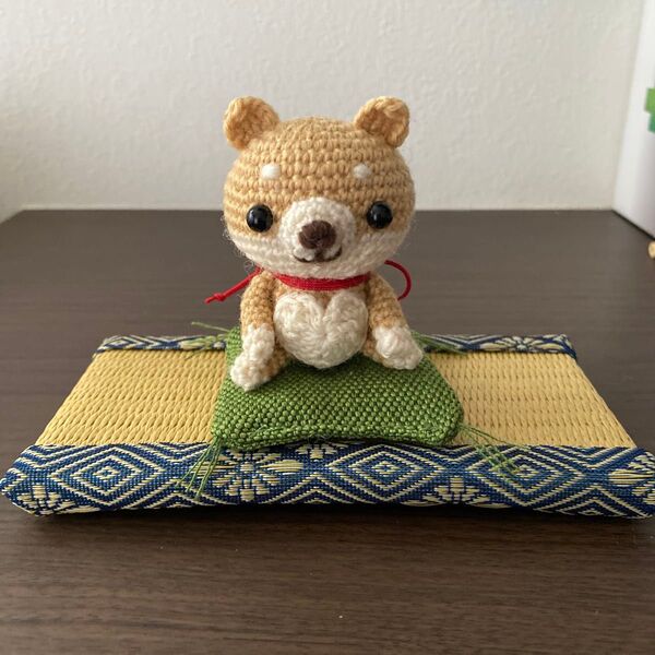 あみぐるみ 柴犬 手編み ハンドメイド