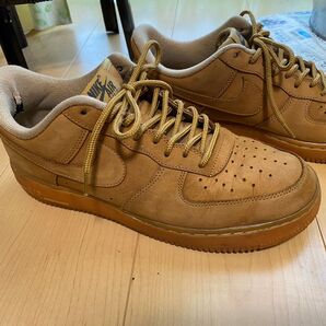 NIKE エアフォース1 ウィート ベージュ AIRFORCE 1 LOW "FLAX" フラックス ガムライトブラウン 26cm