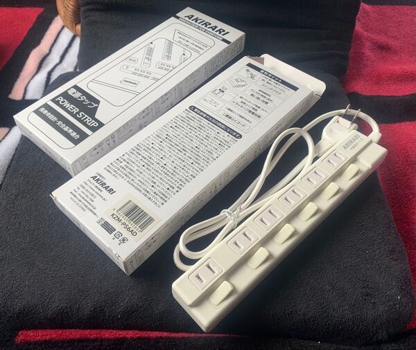 新品未開封 個別スイッチ付き電源タップ 6個口 1m