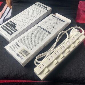 新品未開封 個別スイッチ付き電源タップ 6個口 1m